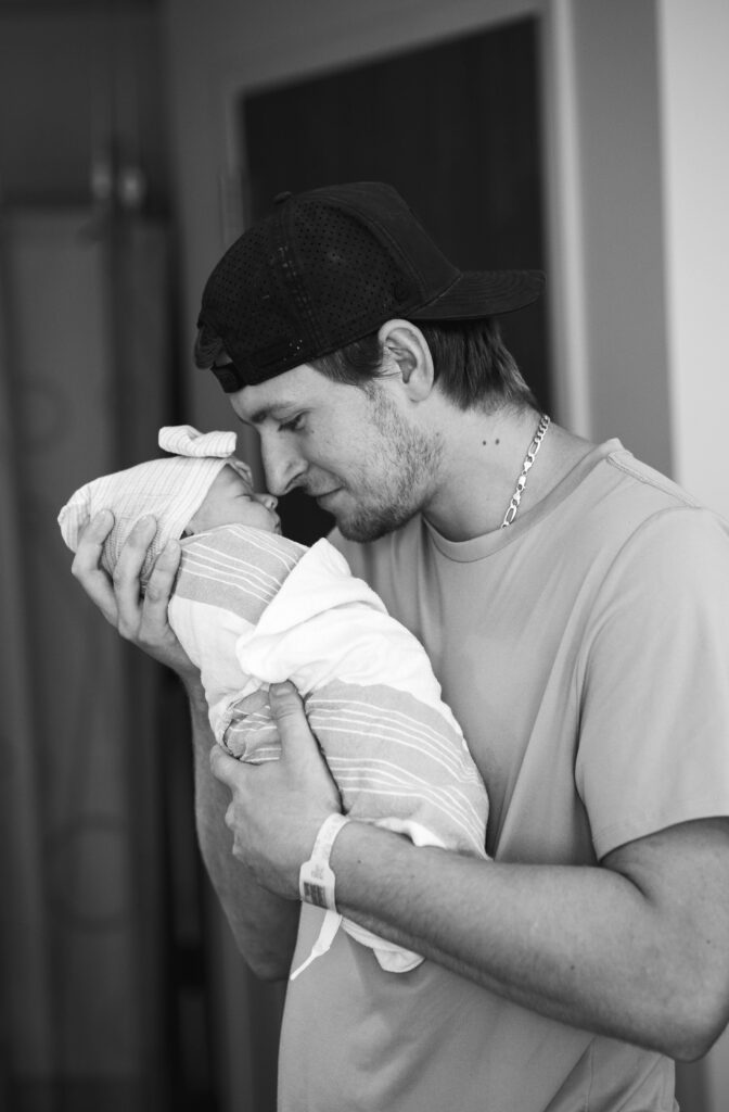 Nashville fresh 48 session with baby and dad